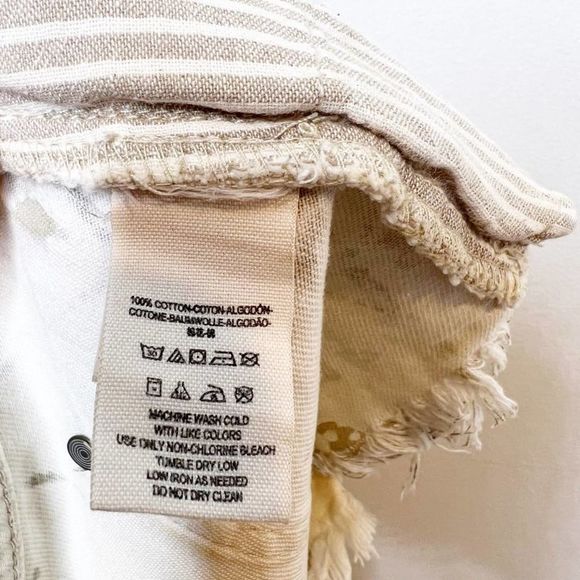 Free People Womens Tan Distressed Cutoff Denim Shorts Size 27 - Picture 5 of 6